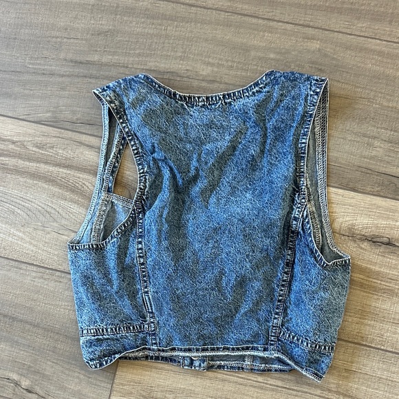 Denim Crop Tops Set size S - Picture 4 of 5